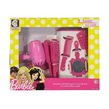 Imagem de Brinquedo Infantil Kit Beleza Da Barbie Hair Com Acessórios Cotiplás 2