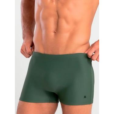 Imagem de Sunga Boxer Lisa Mash 300.116 Masculina c/Bordado FPS 50 Poliamida T P