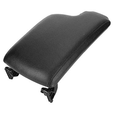 Imagem de Qiilu Capa de caixa para apoio de braço para carro, 51169134486 capa de caixa central para apoio de braço para console frontal E90 E92 Série 3-2005-2012 (preta)