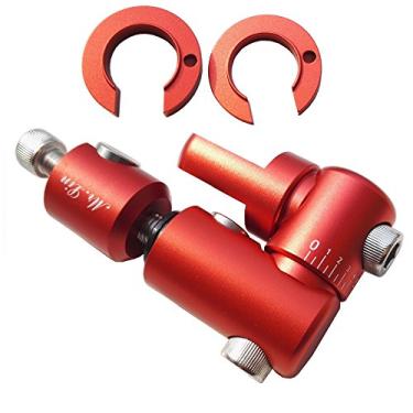 Imagem de AMEYXGS Estabilizador de arco totalmente ajustável com barra em V de desconexão rápida para arco composto (vermelho)