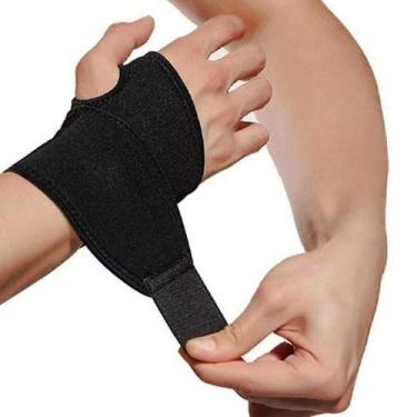 Imagem de Munhequeira Para Tendinite Órtese Ajustável Neoprene Pulso - Abbmix, A