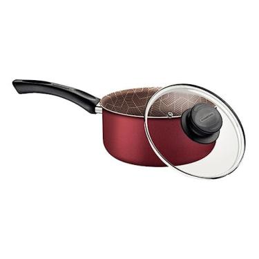 Imagem de Panela Tramontina Alumínio Antiaderente Paris 18cm Vermelho