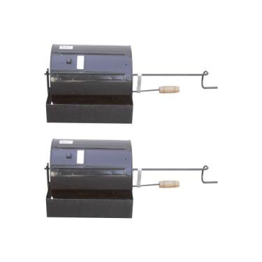 Imagem de Kit Torrador de Café e Grãos com 2 Peças Cilindrico 6 Litros - METALFE