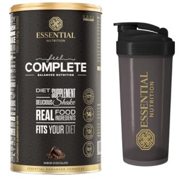 Imagem de Feel Complete Shake - Blend de proteínas, Palatinose, Fibras, Aminoácidos e Vitaminas - 547g + Coqueteleira oficial Essential