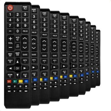 Imagem de Controle Remoto Compativel com Samsung Smart Hub Lcd Led Hdtv 3D Kit 5