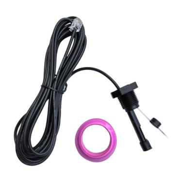 Imagem de IEUDNS Chave de fluxo com sensores de fluxo de piscina de cabo G1/2 leve para IC40 IC20 IC60 IC15 para acessórios de de sal, Rosa