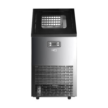 Imagem de Máquina de Gelo Profissional HQ 45kg Turbo Ice Preta e Inox HQ-HQMGI45 220V