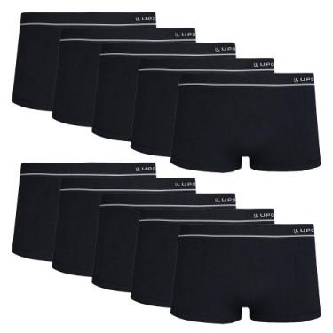 Imagem de Cueca Sunga Microfibra Original Lupo Kit Com 10 Un Nf, M, Preto