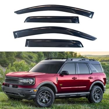 Imagem de Viseira de janela IG para Ford Bronco Sport 2021-2024, defletor de janela de ventilação lateral de vento extra durável, 2021 2022 2023 2024