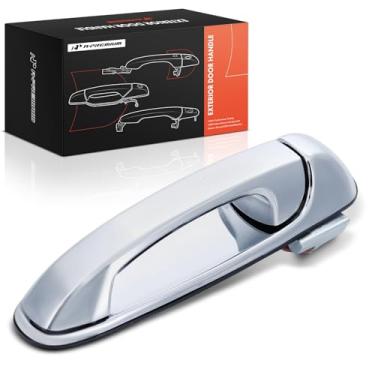 Imagem de A-Premium Maçaneta externa do lado do passageiro traseiro compatível com Dodge Ram 1500 2002-2009, Ram 2500 3500 2003-2009, Dakota 2005-2010 e Ram Dakota 2011 e Mitsubishi Raider 2006-2009, prata