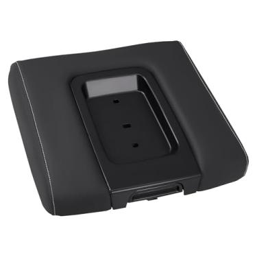 Imagem de Tampa do apoio de braço do console central do banco dianteiro com tapete de revestimento, compatível com Chevrolet Silverado 2014-2019, GMC Sierra 1500 2500HD 3500HD, Suburban, Tahoe, Yukon XL, tampa