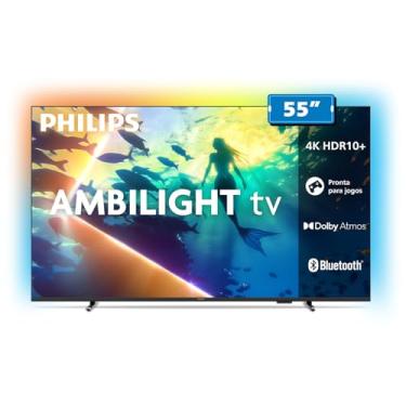 Imagem de Smart TV Philips 55" 4K Ambilight 55PUG8100/78 Comando de Voz Bluetooth