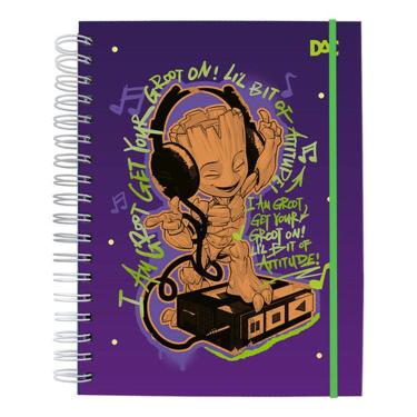 Imagem de Caderno DAC Smart Universitário Personagens Disney 10 Matérias e Folhas Reposicionáveis