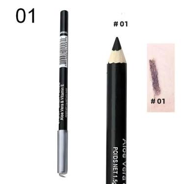 Imagem de Lápis Delineador Preto Marrom À Prova D'água, Maquiagem Profissional P