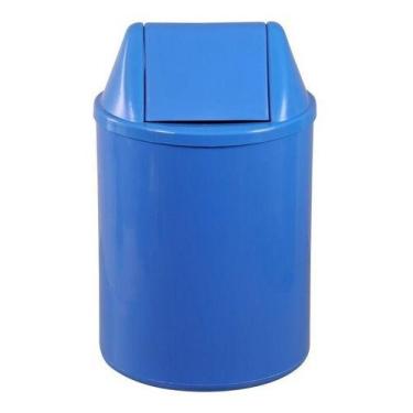Imagem de Lixeira Plástica Com Tampa Vai-vem 50 Litros - Higipack