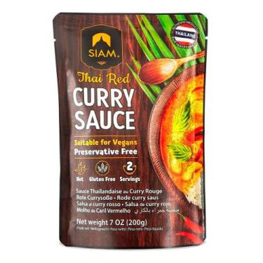 Imagem de Molho Pronto de Curry Vermelho em Sachê Siam 200g