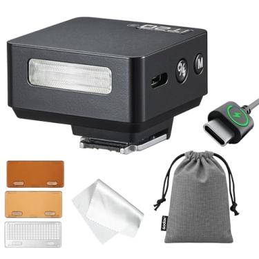 Imagem de Godox Flash IT20 S IT20S para Sony, mini flash de câmera GODOX iT20S IT20 S, modos TTL/manual, bateria de 7,4 V 300 mAh, reciclagem de 1,5s, com incremento de ± %d , acionamento de sapata, inclui