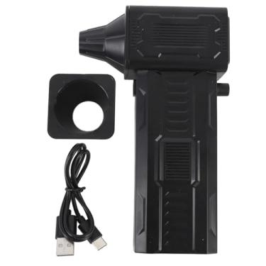 Imagem de POCREATION 140000rpm Duster de Ar Elétrico, Soprador de Ar do Motor Sem Escova para Remoção de Poeira, Limpeza, Bateria de íons de Lítio 8000mAh, Sem Fio, Recarregável, Material ABS, Preto