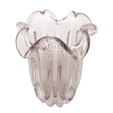 Imagem de WOLFF - Vaso de Vidro Flat Italy Rosa Claro 18cm x 21cm-Enxoval - Casamento - Decoração - Enfeites - Mesa Posta - Vasos Decorativos