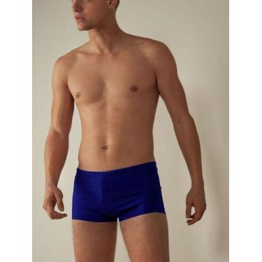 Imagem de Sunga Boxer Extra-Confort Para Praia e Piscina - Slim Fitness, Azul ma