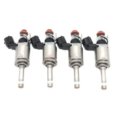Imagem de Conjunto de 4 bicos injetores de combustível para carro, modelo 16450-5LA-A01, compatível com Honda Accord 2.4L (2013-2017), códigos 164505LAA01 e 16010-5LA-305.