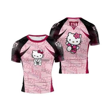 Imagem de Camiseta De Treino Feminina Com Estampa De Hello Kitty, Respirável, Pa