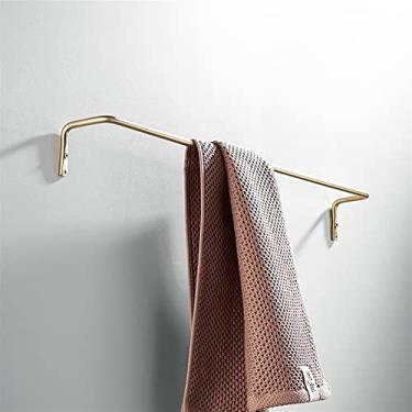 Imagem de Prateleiras de banheiro toalheiro escovado, barra de toalha de aço inoxidável 304, toalheiro, cesta triangular, kit de acessórios de banheiro