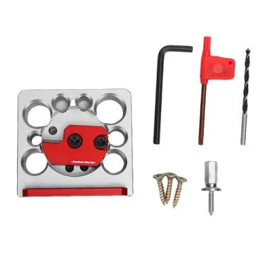 Imagem de Jectse Kit de Gabarito para Fabricante de Cavilhas, Ferramenta de Marcenaria de Liga de Alumínio Com Cortador de Carboneto para Fabricação de Haste Redonda 8mm 9mm 10mm 12mm 15mm 16mm