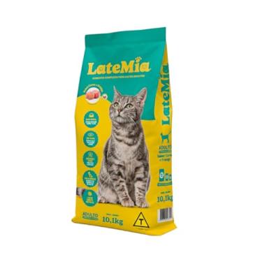 Imagem de Ração LATEMIA Gatos Adultos Sabor Carne e Frango 10,1 Kg