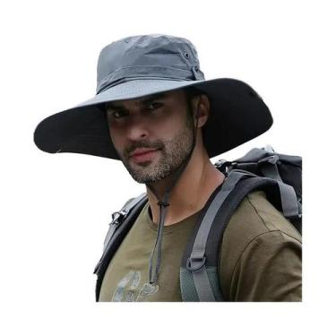 Imagem de Chapéu De Pesca Masculino Resistente a UV Para O Verão, Grande Aba, Pr