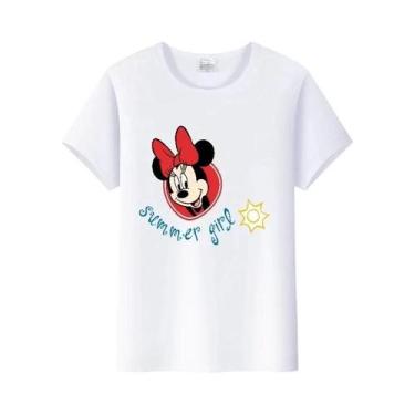 Imagem de Camiseta Feminina Engraçada Com Estampa Do Mickey Mouse, Camiseta De A