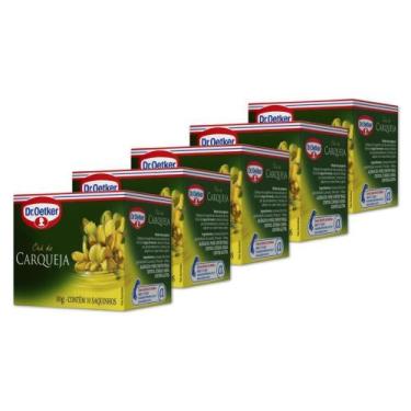 Imagem de Chá De Carqueja Dr. Oetker Kit 5 Caixas 10G - 50 Saquinhos