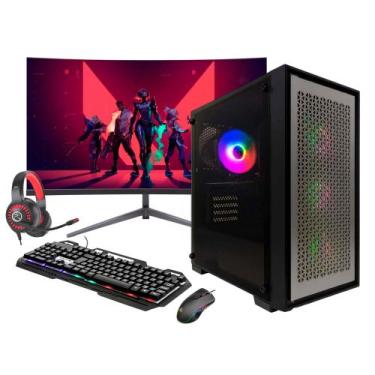 Imagem de Computador Gamer Intel i9 11ª 64gb Ram, Ssd 2tb, Rtx 5060 8gb, Monitor