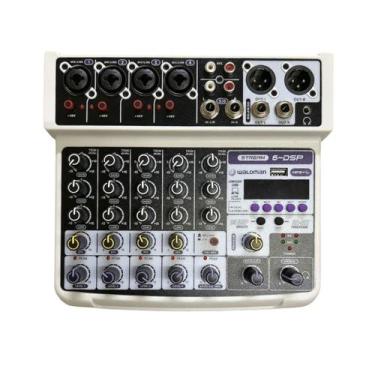 Imagem de Mesa de Som e Interface de Audio Waldman ST-6DSP USB/Bluetooth - 6 Can