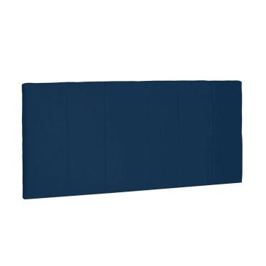 Imagem de Cabeceira Painel Arizona Queen 160cm Suede Azul Marinho