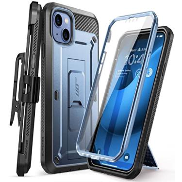 Imagem de Capa SUPCASE Unicorn Beetle Pro para iPhone 14 Plus 6,7 Pol, com protetor de tela embutido e suporte e clipe de cinto capa resistente resistente(Azul)