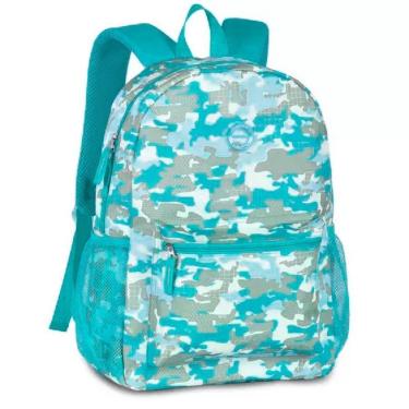 Imagem de Mochila Escolar Clio Camuflada 3427 - Feminino-Feminino