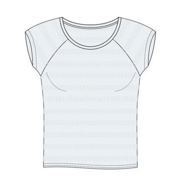 Imagem de T-Shirt Cropped Lupo 71612-001 Branca P-Unissex