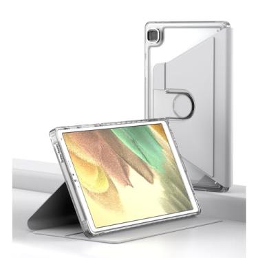 Imagem de YOUULAR Capa com suporte para Samsung Galaxy Tab S7/S8 T870/SM-T875/SM-T876B de 11 polegadas com compartimentos para lápis (lápis não incluído) Carteira de couro PU 360 Flip Smart Folio Cover Stand &
