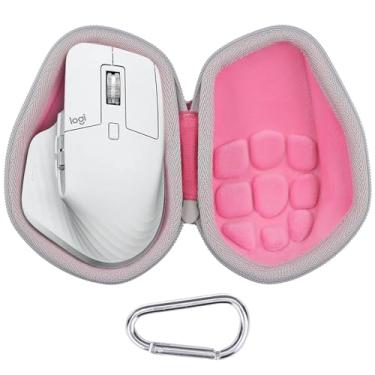 Imagem de co2CREA Capa rígida de substituição para Logitech MX Master 3/3S Mouse de desempenho sem fio (capa rosa)