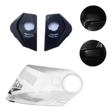 Imagem de Viseira Transparente Capacete Urban Original Reparo Completo - Peels, 