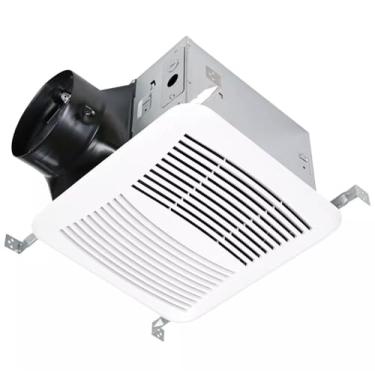 Imagem de Canarm SE120 Ventilador de exaustor de banheiro ultra silencioso - 120 CFM, 0,9 sones, eficiência energética, duto de 15 cm, grade de perfil baixo
