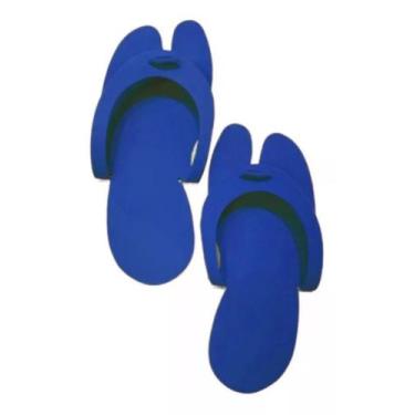Imagem de Chinelo Descartável Eva Para Salão, Manicures - 10 Pares 2mm - Selys, 