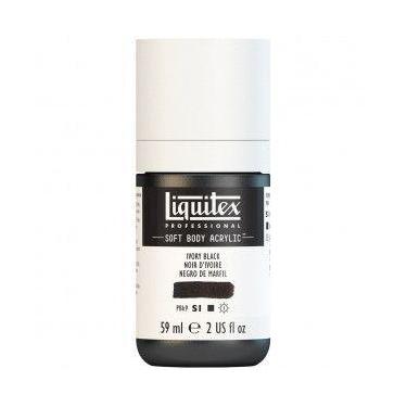 Imagem de Tinta acrílica Liquitex Soft Body 59ml S1 Ivory Black