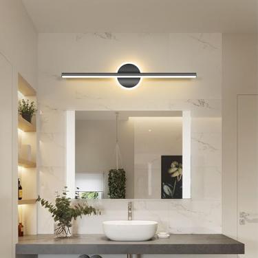 Imagem de Luzes de parede LED Lâmpada de espelho Luz de banheiro Lâmpada de parede longa Luz de armário de alumínio moderna Iluminação de parede para sala de estar quarto banheiro escada corredor (luz quente