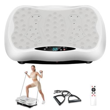Imagem de Máquina de exercício com placa vibratória, placa vibratória para perda de peso, equipamento de ginástica em casa para treino de corpo inteiro com 100 velocidades ajustáveis