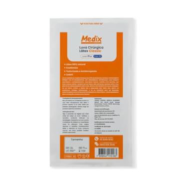 Imagem de Luva Cirúrgica Estéril Látex Com Pó 7,0 | 20 Pares | Látex Natural