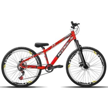 Imagem de Bicicleta aro 26 KOG Freeride, Vermelho 2