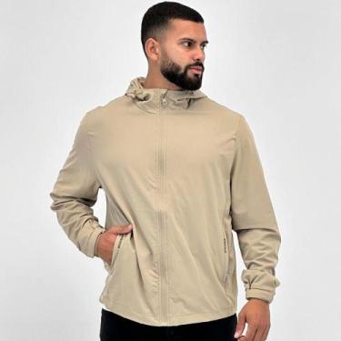 Imagem de Jaqueta Broken Rules Corta Vento Masculina, P, Camel