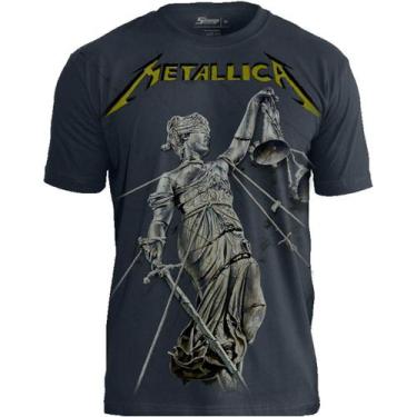 Imagem de Camiseta Premium Metallica And Justice For All - Stamp